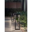 Stalp exterior gri dispersor sticla IP54 LED 15W/1650lm/3000K, Tower 9578 Redo