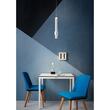 Lustra moderna alba inel decorativ cromat LED 6W/672lm/3000K, Tycon 01-1992 Redo