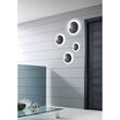 Aplica moderna neagra abajur acryl LED 30W/330lm/3000K D16, Umbra 01-1332 Redo