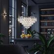 Lustra cristal moderna Celeste 9xG9/40W, HL 6-1806/9 CHROM Orion