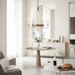 Candelabru clasic alama patinata 6xE14/40W, Empire Crystal LU 2405/6 Patina Orion