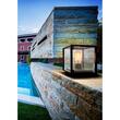 Felinar exterior negru abajur sticla IP54 1xE27/15W, Vitra 9109 Redo