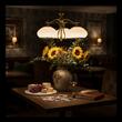 Candelabru clasic alama Aur 24k 3xE27/75W, Empire LU 1460/3 Gold/Opal Orion