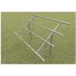Sistem complet de montaj la sol, inclinare 25 grade, pentru 8 panouri fotovoltaice 375W, Baks W-V2G1-25
