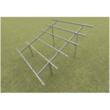 Sistem complet de montaj la sol, inclinare 25 grade, pentru 12 panouri fotovoltaice 375W, Baks W-V3G2-25