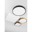 Plafoniera moderna neagra dimmabila LED 54W/5710lm/3000K, Yomo 01-2572 Redo