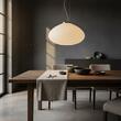 Lustra moderna cromata abajur sticla 1xE27/60W, PLISSE' SP1 D45 264523 Ideal Lux