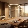 Lustra moderna bronz  il. direct LED 42W/4536lm/3000K, Orbit 01-1711-TRIAC Redo