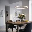 Lustra moderna alba  il. direct LED 50W/6050lm/3000K, Orbit 01-1712-TRIAC Redo