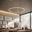 Lustra moderna bronz  il. direct LED 66W/7128lm/3000K, Orbit 01-1715-TRIAC Redo