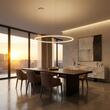 Lustra moderna alba  il. direct LED 105W/11550lm/3000K, Orbit 01-1718-TRIAC Redo
