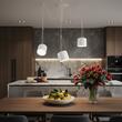 Lustra moderna alba reflectoare PMMA 3xE27/15W, Dodo 01-1825 Redo
