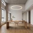 Lustra moderna alba il. direct LED 66W/7983lm/4000K, Orbit 01-1916-TRIAC Redo