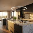 Lustra moderna alba il. direct LED 84W/10256lm/4000K, Orbit 01-1918-TRIAC Redo