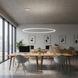 Lustra moderna alba il. direct LED 105W/12705lm/4000K, Orbit 01-1920-TRIAC Redo