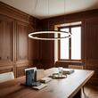Lustra moderna neagra il. direct LED 42W/4536lm/3000K, Orbit 01-1948-TRIAC Redo