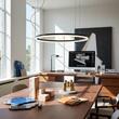Lustra moderna neagra  il. direct LED 42W/4990lm/4000K, Orbit 01-1961-TRIAC Redo