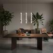 Lustra moderna alba inel decorativ cromat LED 6W/672lm/3000K, Tycon 01-1992 Redo