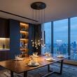 Lustra moderna neagra LED 32W/3456lm/3000K, Madison 01-2052 Redo