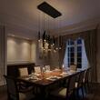 Lustra moderna neagra LED 56W/6048lm/3000K, Madison 01-2056 Redo