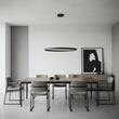 Lustra moderna Febe neagra LED 50W/7000lm/4000K, 01-2874 Redo