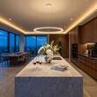 Lustra moderna Febe alba LED 62W/8432lm/3000K, 01-2875 Redo