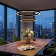 Lustra moderna Febe neagra LED 62W/8432lm/3000K, 01-2891 Redo