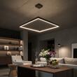 Lustra moderna Febe neagra LED 40W/5600lm/4000K, 01-2904 Redo