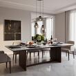 Lustra moderna neagra abajururi sticla fumurie 3xE27/42W, Luke 01-3197 Smarter