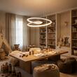 Lustra moderna Storm alba LED 60W/7328lm 3000K/4000K/6000K, 01-3376 Redo