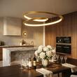 Lustra moderna Storm aurie LED 60W/7328lm 3000K/4000K/6000K, 01-3377 Redo
