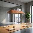 Lustra moderna Akira cafenie fonoabsorbanta LED 23.5W/2848lm/3000K, 01-3528 Redo