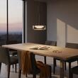 Lustra moderna 2 dispersoare sticla LED 24W/3000K-4000K, Solera 01-3591 Redo