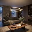 Lustra moderna Impuls alba dimmabila LED 38W/4180lm/3000K, 01-3615 Redo
