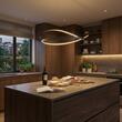 Lustra moderna Impuls neagra dimmabila LED 38W/4180lm/3000K, 01-3617 Redo
