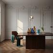 Lustra moderna Drop neagra sticla fumurie LED 8W/880lm/3000K, 01-3628 Redo