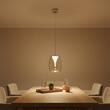 Lustra moderna Drop cromata sticla transparenta LED 15W/1650lm/3000K, 01-3629 Redo