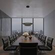 Lustra LED moderna negru mat 55W/2320lm 3000K/4000K, Valdis 01-3779 Smarter