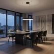 Lustra moderna LED 40W/2700K-3000K-4000K, Orion 01-3869 Redo