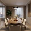 Lustra Iconic neagra-alb LED 80W 9622lm/9655lm 3000K/4000K, 01-3919 Redo