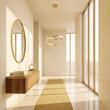 Lustra moderna bronz mat LED 38W/3000K-4000K-6000K, Scroll 01-4014 Redo
