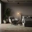 Lustra LED moderna negru mat 6W/667lm/3000K, Ventura 01-4023 Smarter