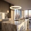 Lustră LED modernă dimabilă albă 40W Halley 01-4456 Redo