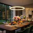 Lustră LED modernă dimabilă albă 50W Halley 01-4457 Redo