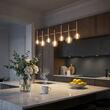 Lustră LED modernă dimabila cafenie 32W/2700/3000K Bolla 01-4553 Redo