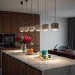 Lustră LED modernă roz mat 12W Dubbo 01-4786 Redo