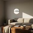Lustră LED modernă dimabilă neagra 34W/3000K Atlas 01-4375 Redo