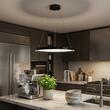 Lustra LED neagra il. directa/central 35W+35W/2700K-4000K-5000K, Vance 01-3938 Redo
