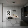 Lustra moderna design compact nichel-grafit abajur plexi 2xE14/60W D35 Jazz 1217 Jupiter