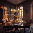 Candelabru rustic alama patinata brate elegante 8xE14/40W Korona 278 Jupiter